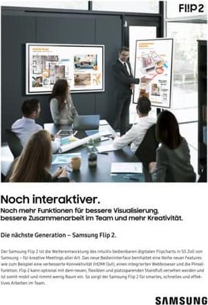 Produktbild Samsung Flip 2 WM55R (3840 x 2160 Pixel, 55")