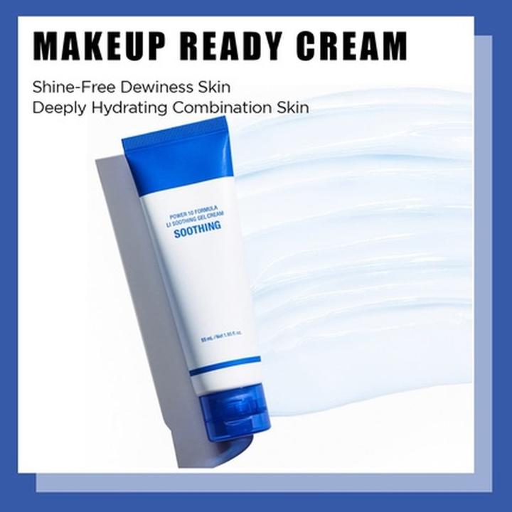 Actual product image Skin Gin LI Soothing Gel Cream with Licorice Extract and Guaiazulene Redness Relief 1.86 fl.oz. (55 ml, Day cream)