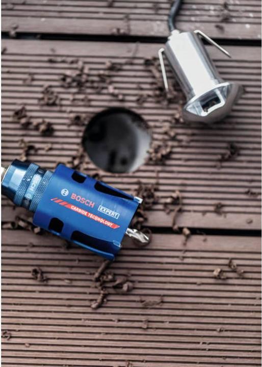 Actual product image Bosch Professional Zubehör EXPERT Construction Material -Power Change Plus hole saw, 20 25 32 38 51 64 x 60 mm, 10-piece (20 mm, 25 mm, 32 mm, 38 mm, 51 mm, 64 mm)