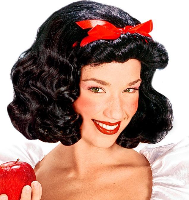 Actual product image Widmann Schneewittchen Perücke für Damen schwarz