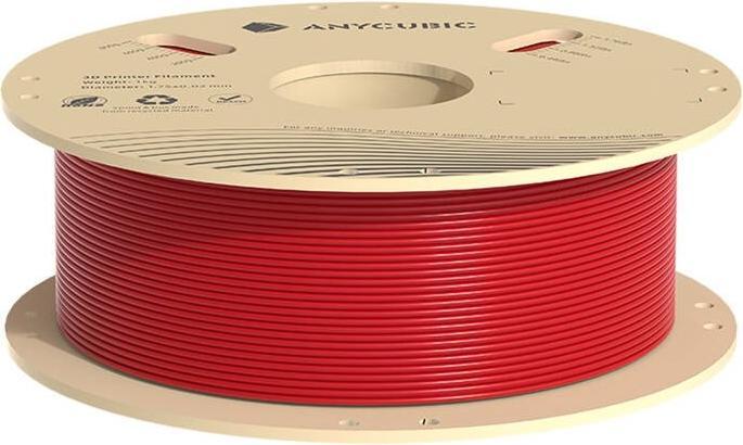 Actual product image Anycubic Filament PLA 1 KG (Czewony) (PLA, 1.75 mm, 1000 g, Red)
