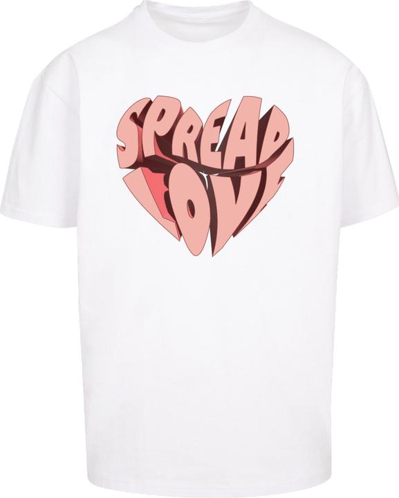 Produktbild Merchcode Hugs & Love - Spread Love Heavy Oversize Tee - 175031 (5XL)