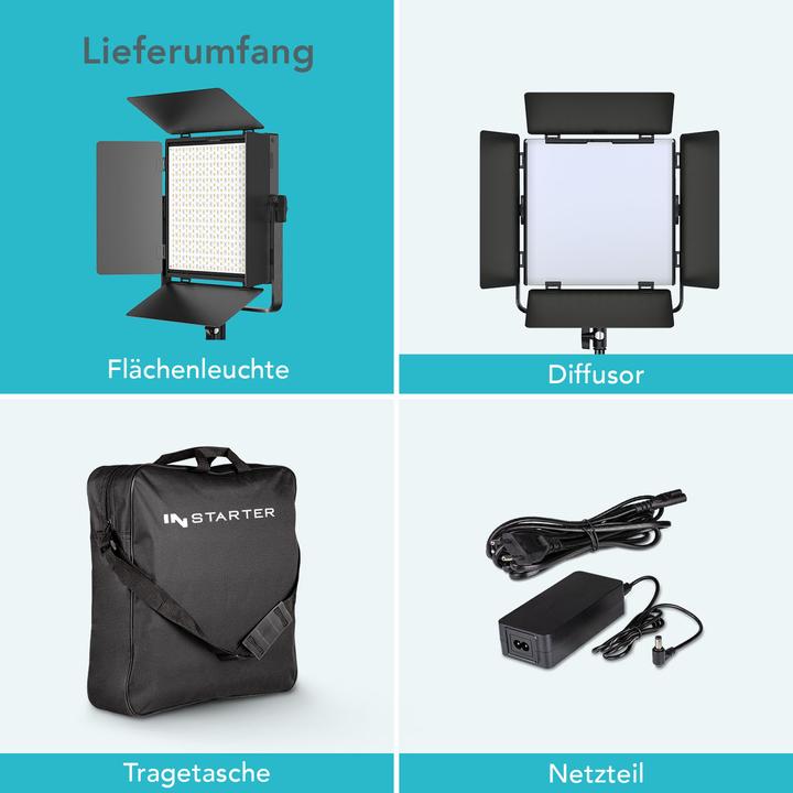 Produktbild Wiltec Spectar RGB LED-Panel 5.0 (Studioleuchte, Videoleuchte)