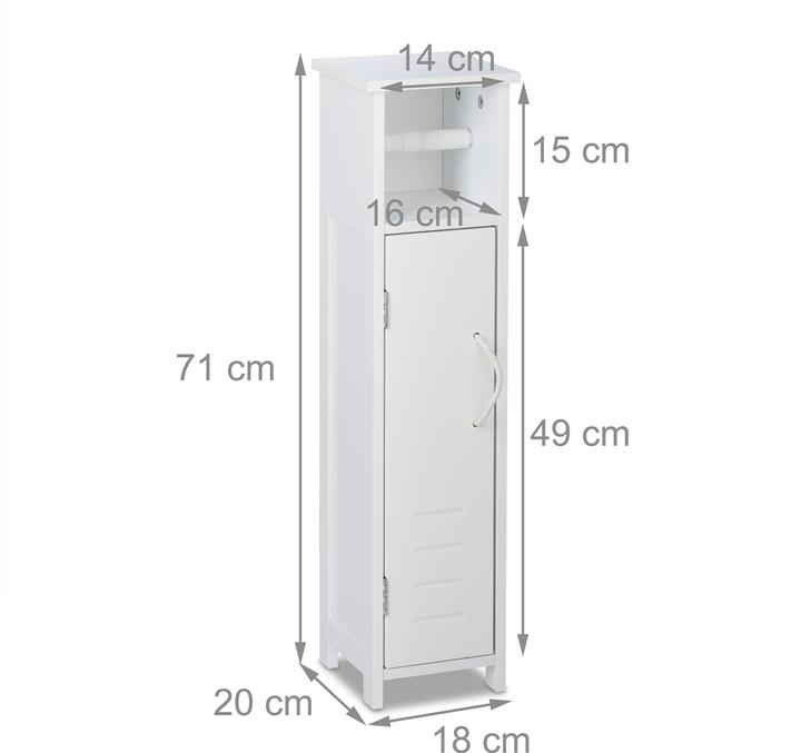 Actual product image Relaxdays Toilet paper holder