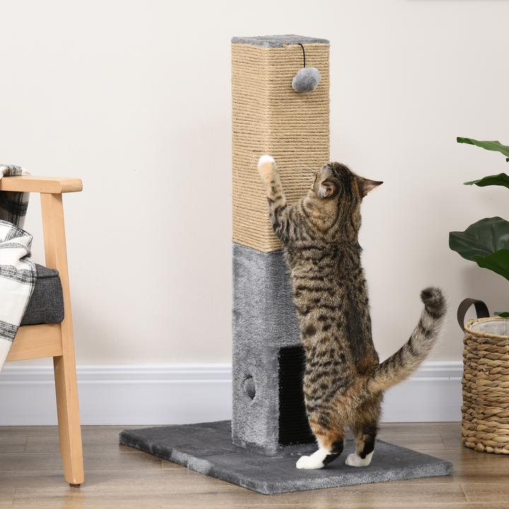 Actual product image PawHut Scratching post (79 cm, Grey)