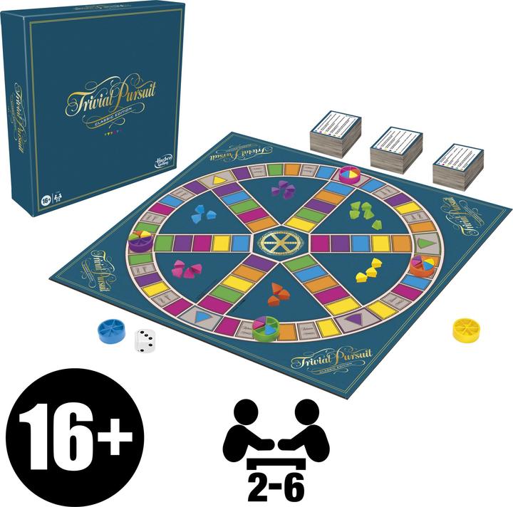 Actual product image Hasbro Gaming Trivial Pursuit Classic (French, 2 - 6 Players)