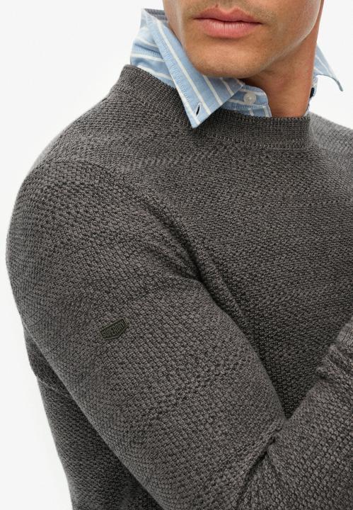 Produktbild Superdry Leichtes Baumwoll-Pullover mit Struktur (XXL)