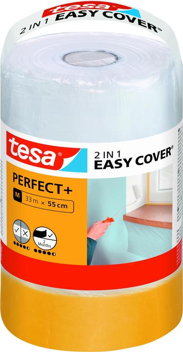 Produktbild tesa EASY COVER Malerfolie Perfect+ Refill Nachfüllrolle (550 mm)