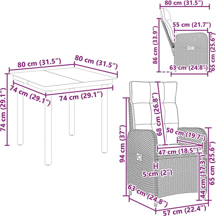 Produktbild vidaXL Sofa Set