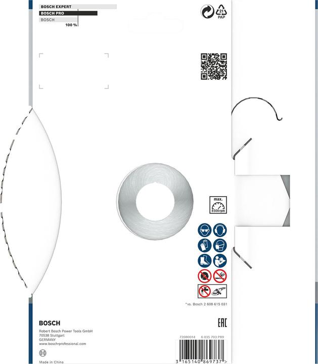 Actual product image Bosch Professional Zubehör PRO Multi Material diamond cutting disc, 180 x 22.23 mm