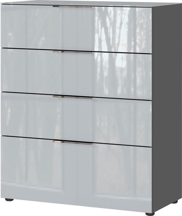 Produktbild Germania Kommode Oakland, 3695-587 grafit, silber 83,0 x 42,0 x 102,0 cm
