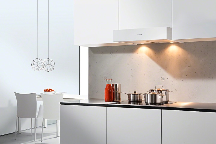 Actual product image Miele Undercabinet hood with energy-saving LED lighting and slide switch for easy operation. (Substructure hood)