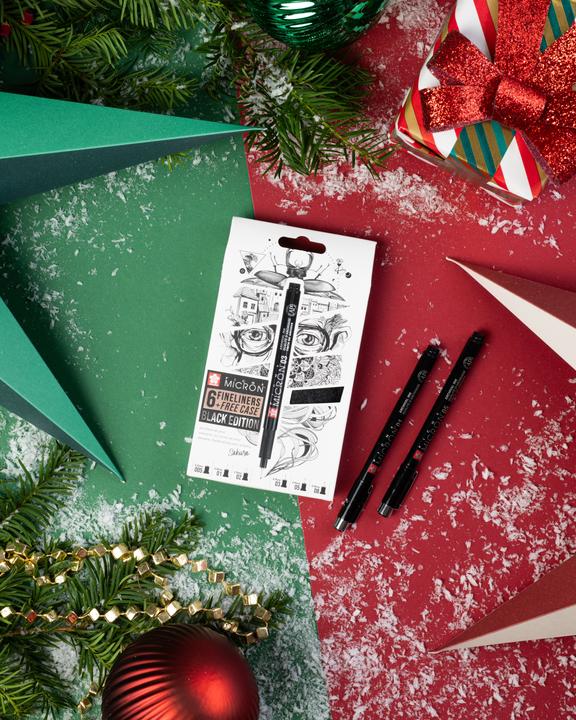 Produktbild Sakura PIGMA MICRON - Fineliner Set 6 Stück (Schwarz, 6x)