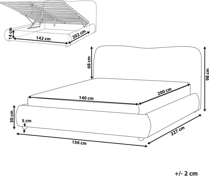 Image du produit Beliani Blagnac (140 x 200 cm)
