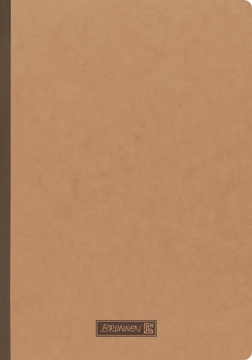 Brunnen Notebook FACT!plus DIN A4 dot grid, light brown soft cover 192 pages (A4, Dotted, Hardcover)