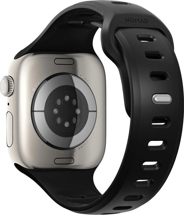 Actual product image Nomad Tempo Band 46mm Black (Rubber, Tyres)