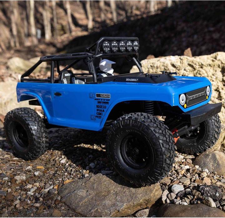 Produktbild Axial SCX10 II Deadbolt Elektro Brushed Crawler 4WD 1:10 RTR Blau (RTR Ready-to-Run)