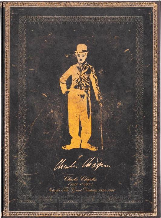 Produktbild Paperblanks Aufbewahrungsbox Hommage an Charlie Chaplin Schwarz (31.5 x 23.5 x 4.5 cm, 3 l)