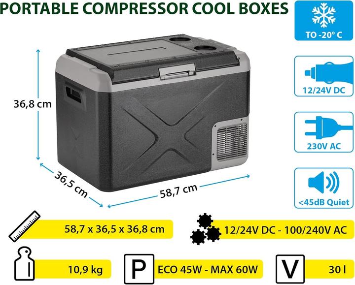 Actual product image Brunner Polarys Freeze SZ30, 12 / 24 / 100-240 Volt (30 l)