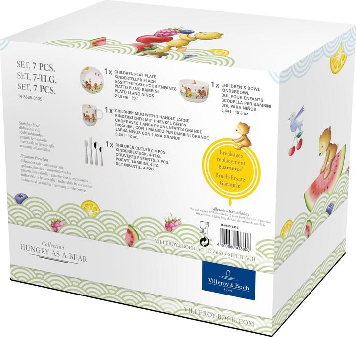 Image du produit Villeroy & Boch Set de 7 pièces EF Hungry as a Bear (Affamé comme un ours)