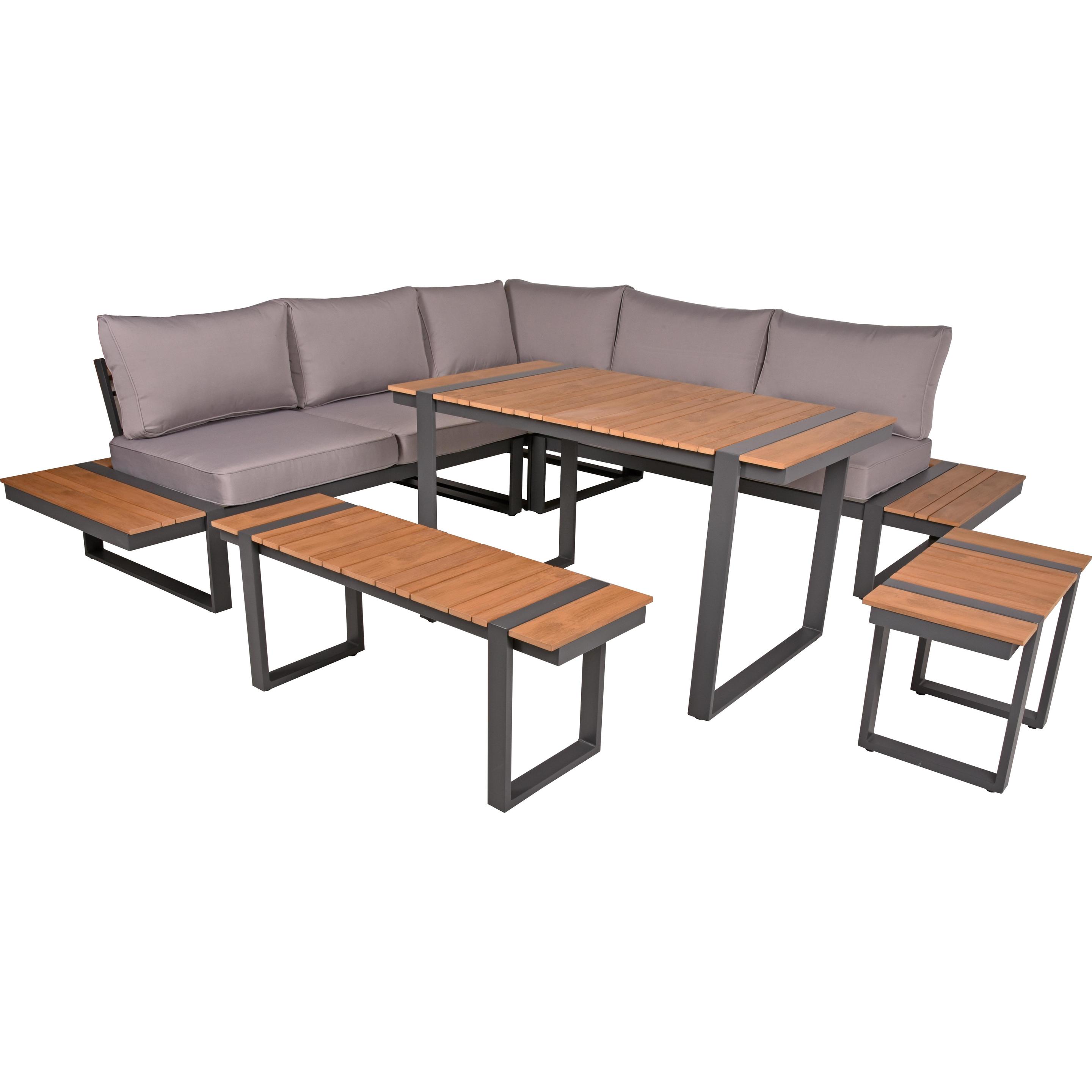 Garden Pleasure, Gartenlounge, Loungegruppe Aurea braun
