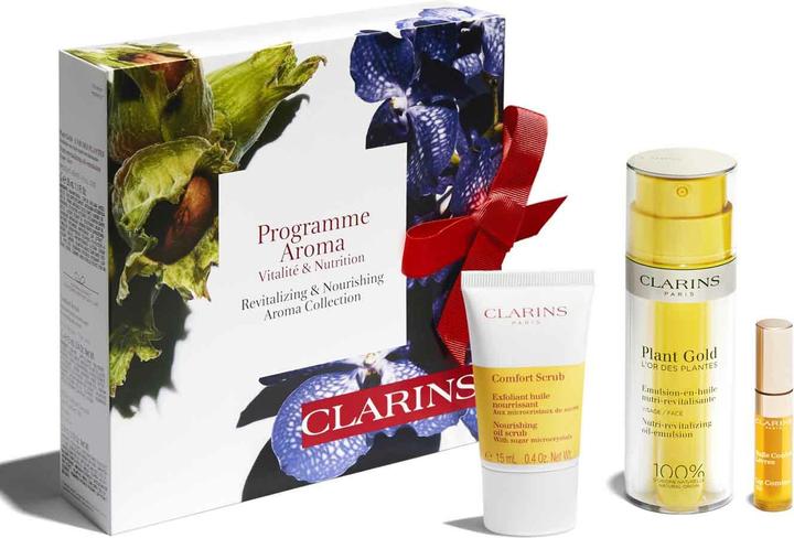 Immagine prodotto Clarins Set di 3 pezzi per la cura di Aroma Plant Gold (Set per la cura del viso)