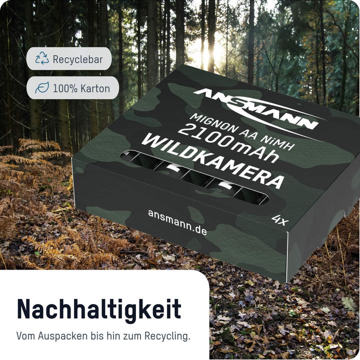 Actual product image Ansmann 1322-0026 Mignon (AA) rechargeable NiMH 2100 mAh 1.2 V 4 pcs. (4 pcs., AA, 2100 mAh)