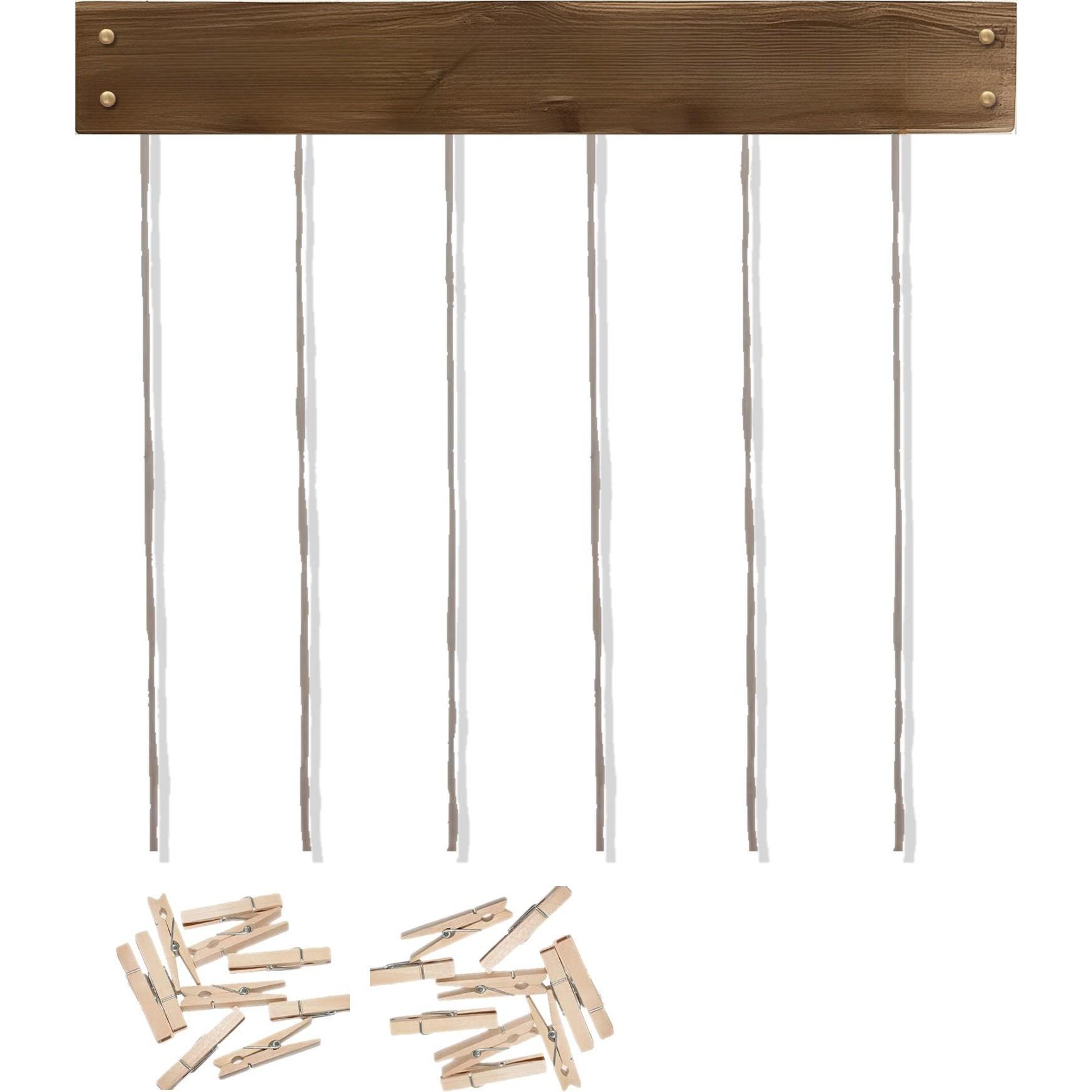 Hanah Home, Scaffale, Nook Decorative Wooden Wall Shelf (100 x 10 x 2 cm)
