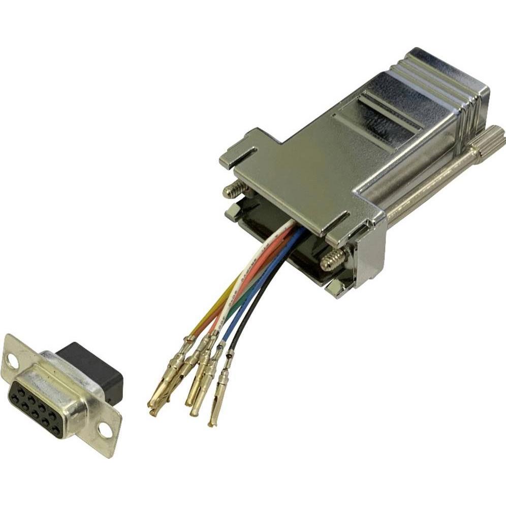 BKL Electronic 10121108 Adapter D-SUB-Buchse 9pol. - RJ45-Buchse 1 St. Single, Elektronikkabel + Stecker