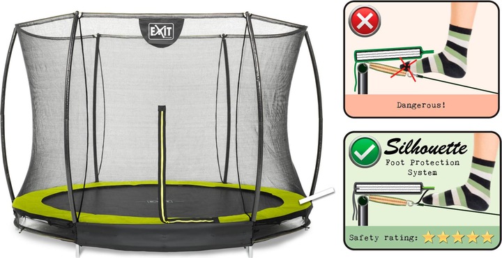 Produktbild Exit Silhouette Ground mit Sicherheitsnetz (366 cm)
