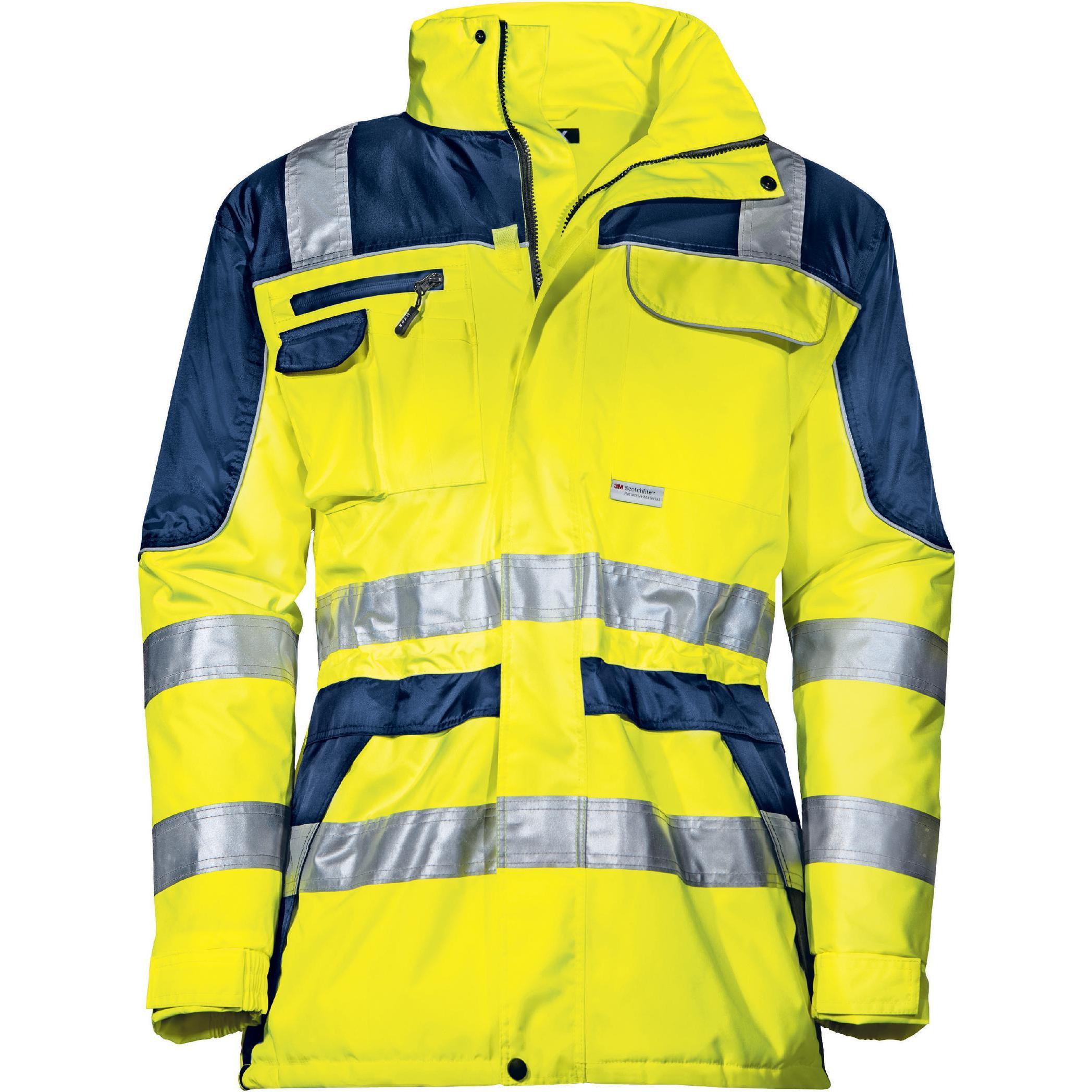 Uvex Safety, Giacca da lavoro, Giacca meteo uvex protection flash yellow, warning yellow 3XL (3XL)