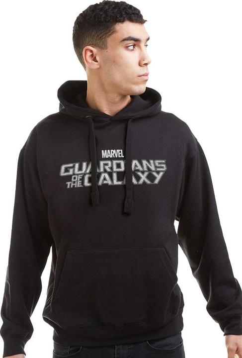 Immagine prodotto Guardians of the Galaxy Felpa con Cappuccio Logo Uomo (S)