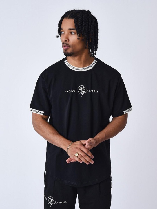 Image du produit Project X Paris t-hirt avec bande contratée logotée project x pari (S)