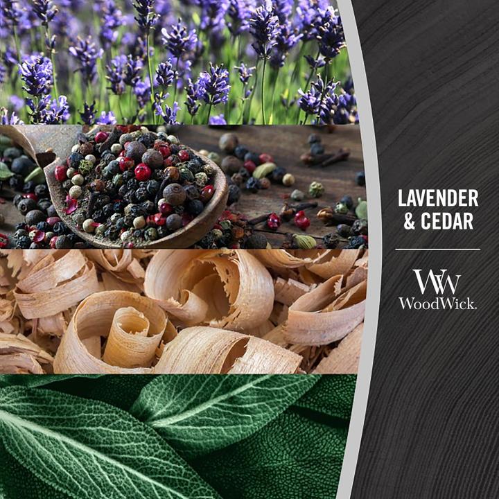Produktbild WoodWick Lavender & Cedar (85 g)