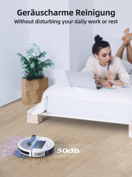 Actual product image Honiture G20 Robot Vacuum Cleaner (4500 Pa, Wiping cloth)