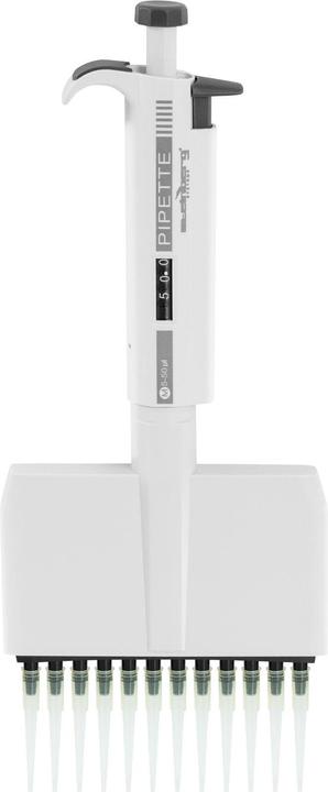 Produktbild Steinberg Mehrkanalpipette 12-Kanal-Pipette für 12 Spitzen 0,005 - 0,05 ml (5 - 50 μl)