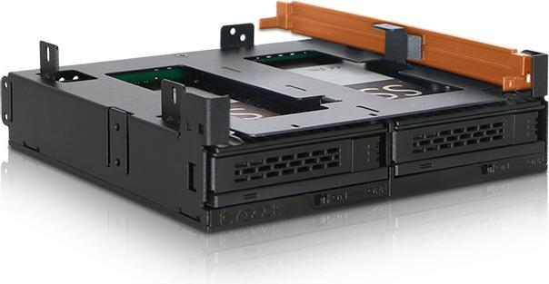 Actual product image Icy Dock 1x slim/2x 2.5" MB723SPO-B