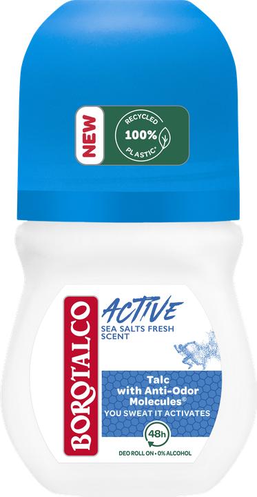 Borotalco Sels marins actifs frais (Roll-on, 50 ml)