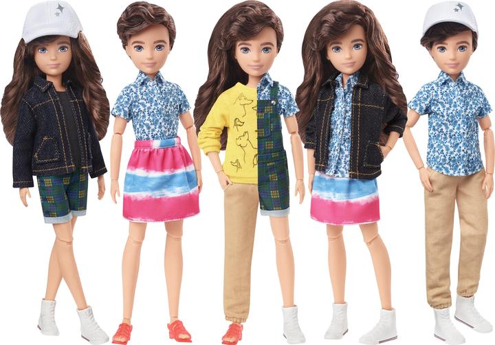 Actual product image Mattel Creatable World Deluxe Character Set