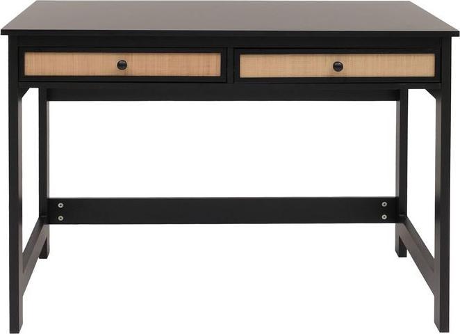 Produktbild Mendler Schreibtisch HWC-O36, 78x110x60cm Holz  schwarz