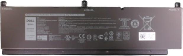 Actual product image Dell BATTERY PWS 7560/7760 6C 95Wh OEM: CR72X 68ND3 451-BCQE (6 cubicles, 8333 mAh)