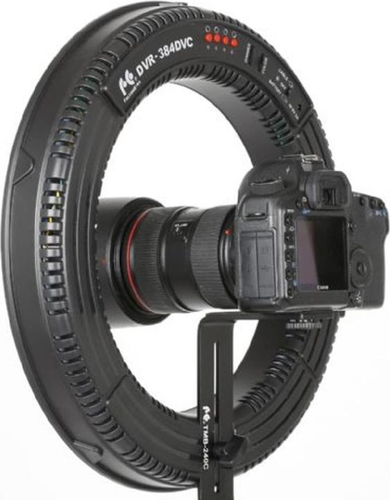 Image du produit Falcon Eyes Lampe annulaire LED bicolore Dimmable DVR-384DVC sur 230V (Éclairage annulaire)