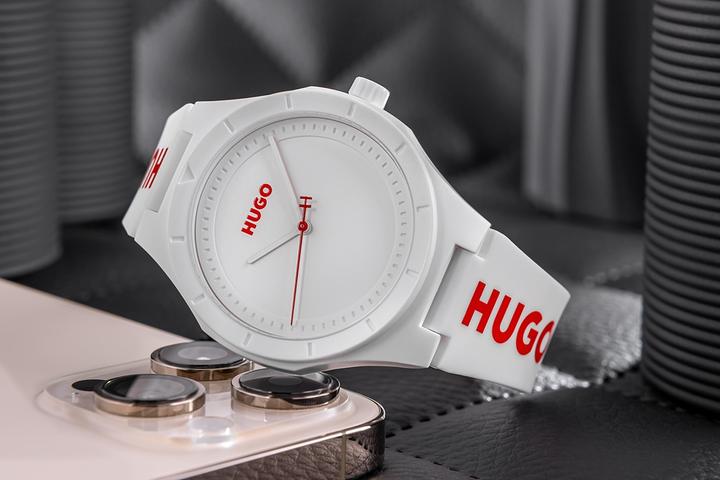 Produktbild Hugo Boss Hugo Lit For Him Herrenuhr Weiss 1530345 + BOX