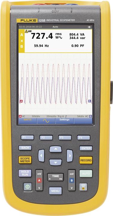 Image du produit Fluke Oscilloscope à main (scope meter) 124B/EU/S (CAT IV 600V, Oscilloscope)