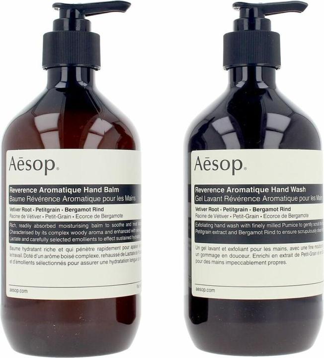 Immagine prodotto Aesop Duetto aromatico ammorbidente per la pelle con note legnose (Sapone liquido, 50 ml)