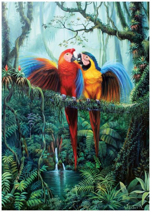 Image du produit Heidi Cheese Line HeiDi Art Puzzle 260 pcs. 5022 Love in the jungle (260 pièces)