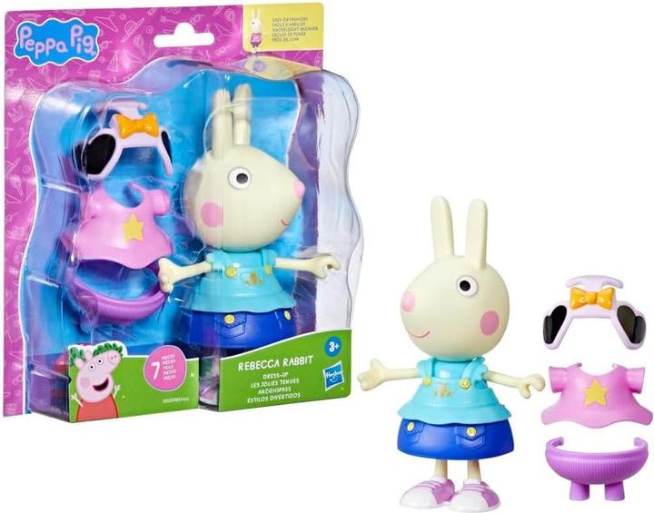 Actual product image Peppa Pig - Peppa & Friends Dress Up 15 cm - Rebecca Rabbit