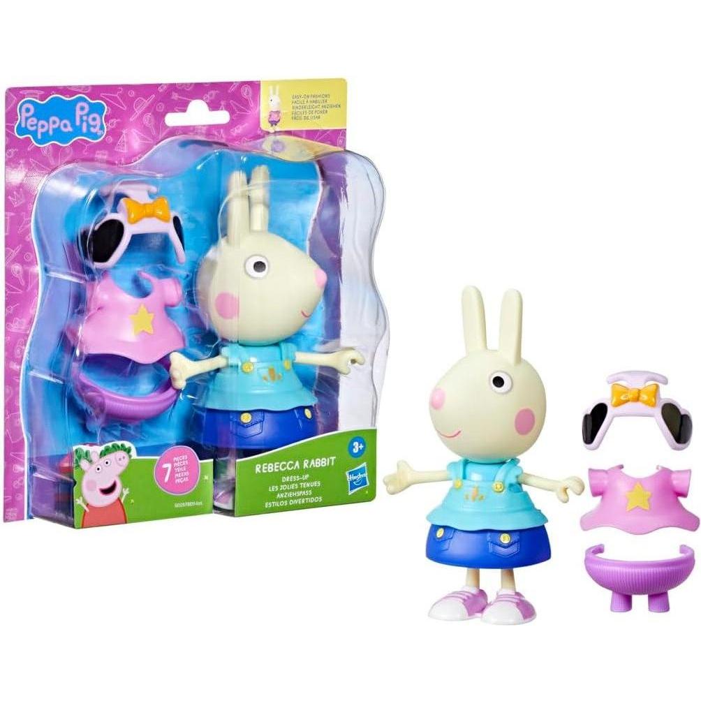 Peppa Pig - Peppa & Friends Dress Up 15 cm - Rebecca Rabbit