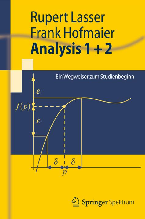 Produktbild Analysis 1 + 2 (Deutsch, Frank Hofmaier, Rupert Lasser, 2012)