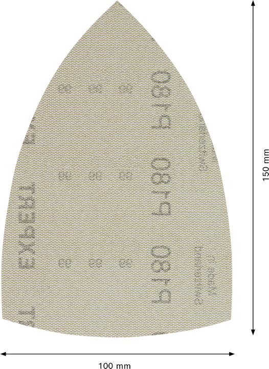 Produktbild Bosch Professional Zubehör EXPERT M480 Schleifnetz, 100 x 150 mm, G 180, 50 Stück (K180)